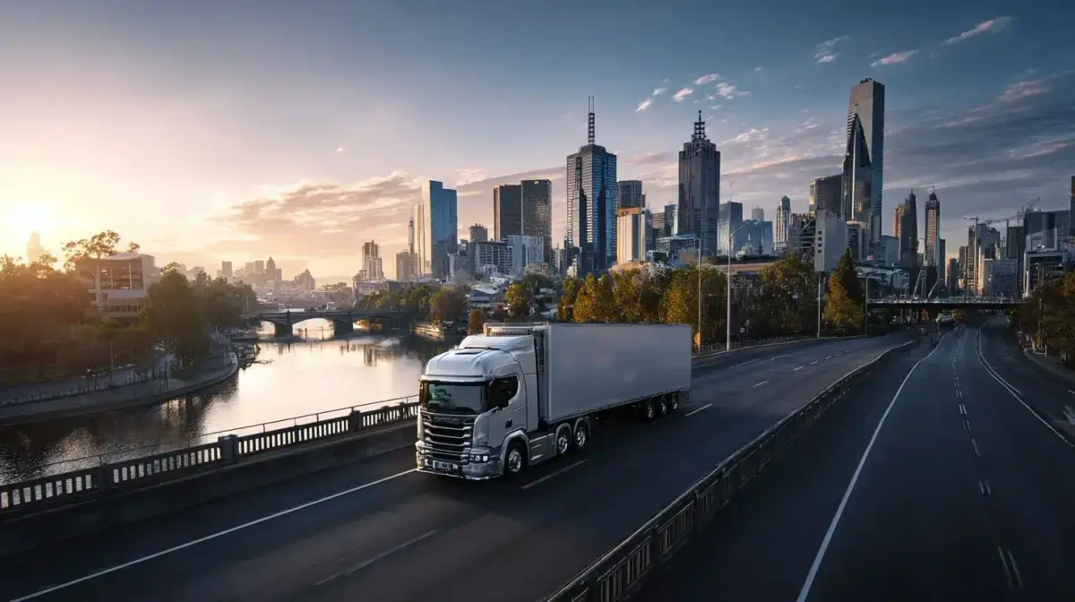 Altona North west Melbourne refining and petrochemical freight coordinated by QFM near the West Gate Freeway