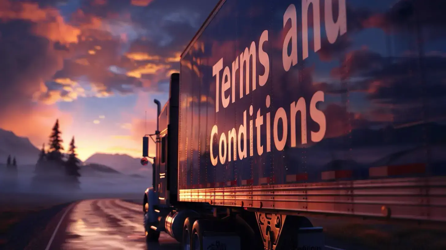 Terms and conditions of Quan Freight Management outlining reliable freight services across Australia, including pallets, cartons, and project logistics