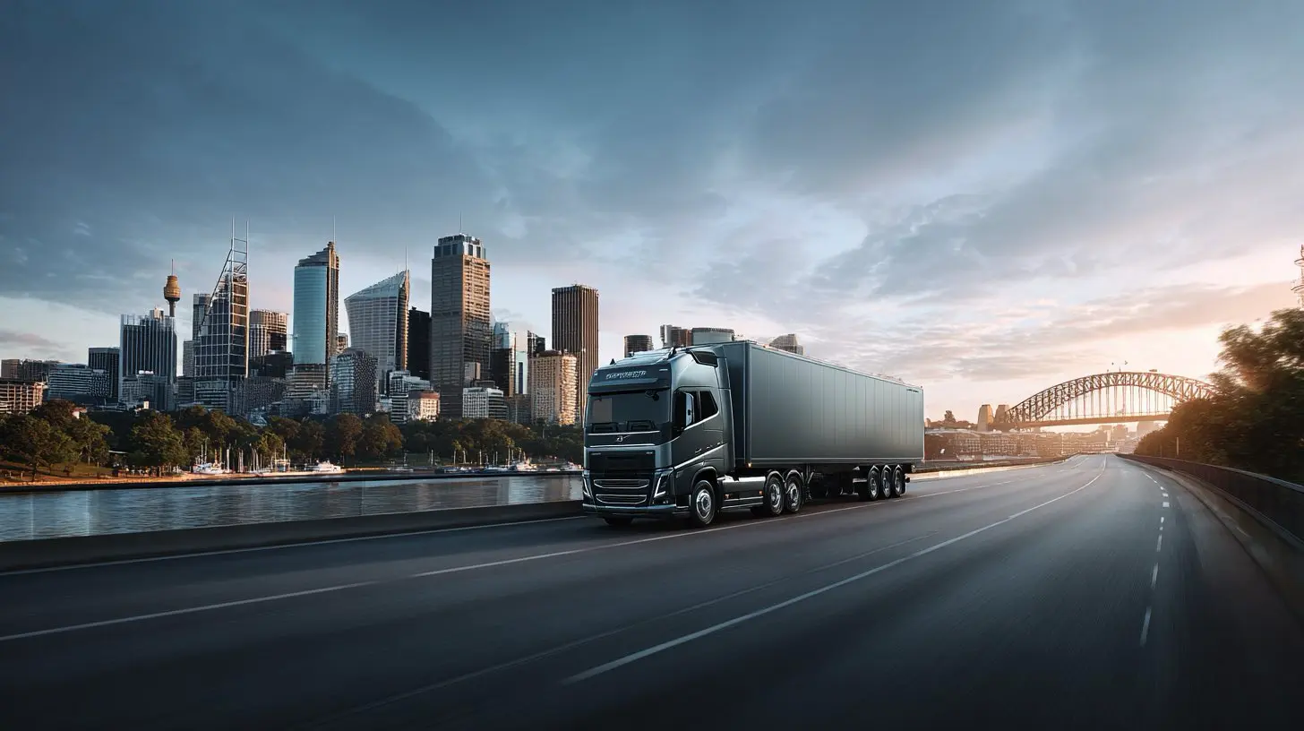Olympic Highway linehaul connecting Young with Sydney, Canberra and national freight networks